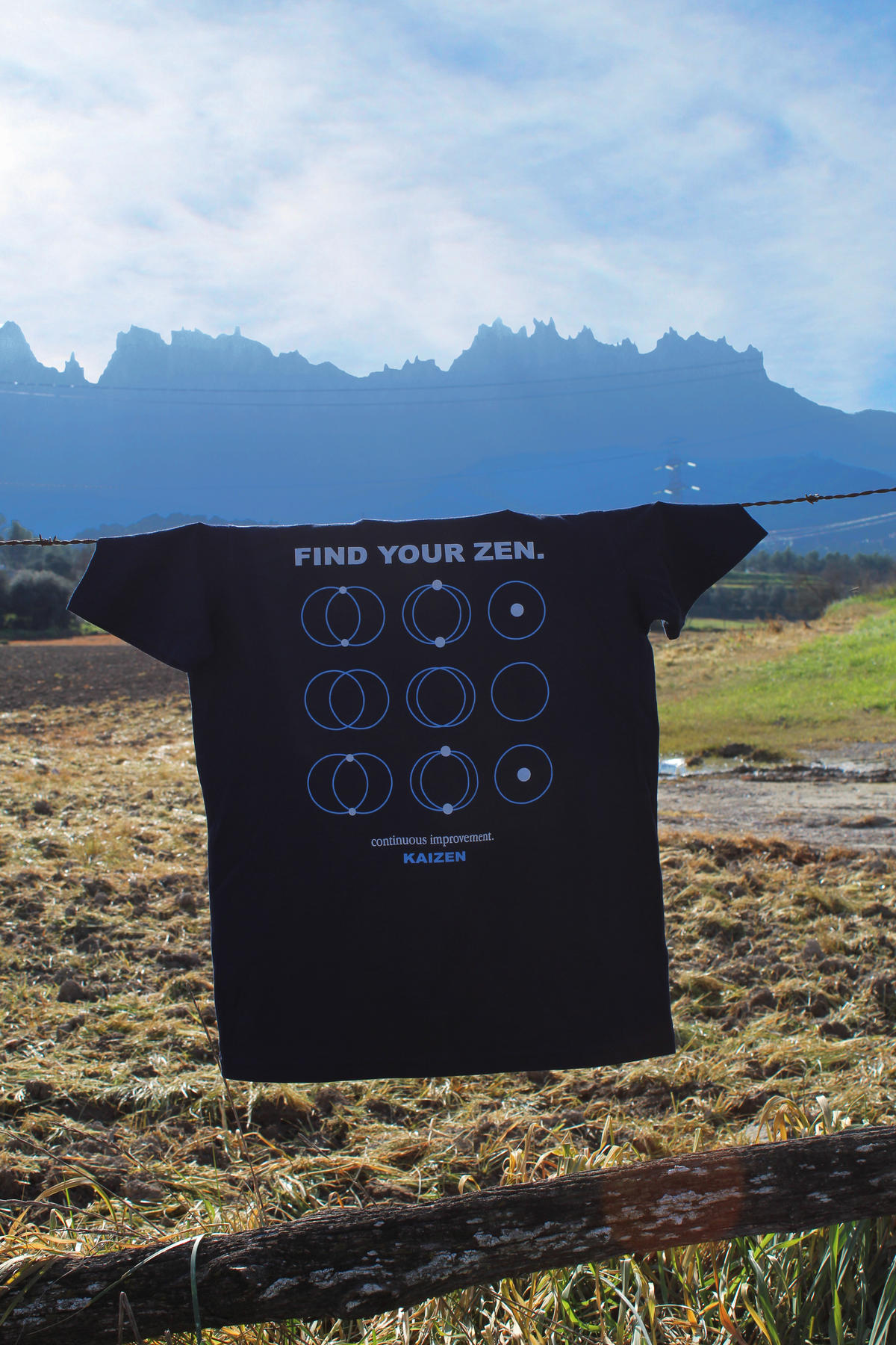 Samarreta FIND YOUR ZEN (Color negre) - Imatge 4