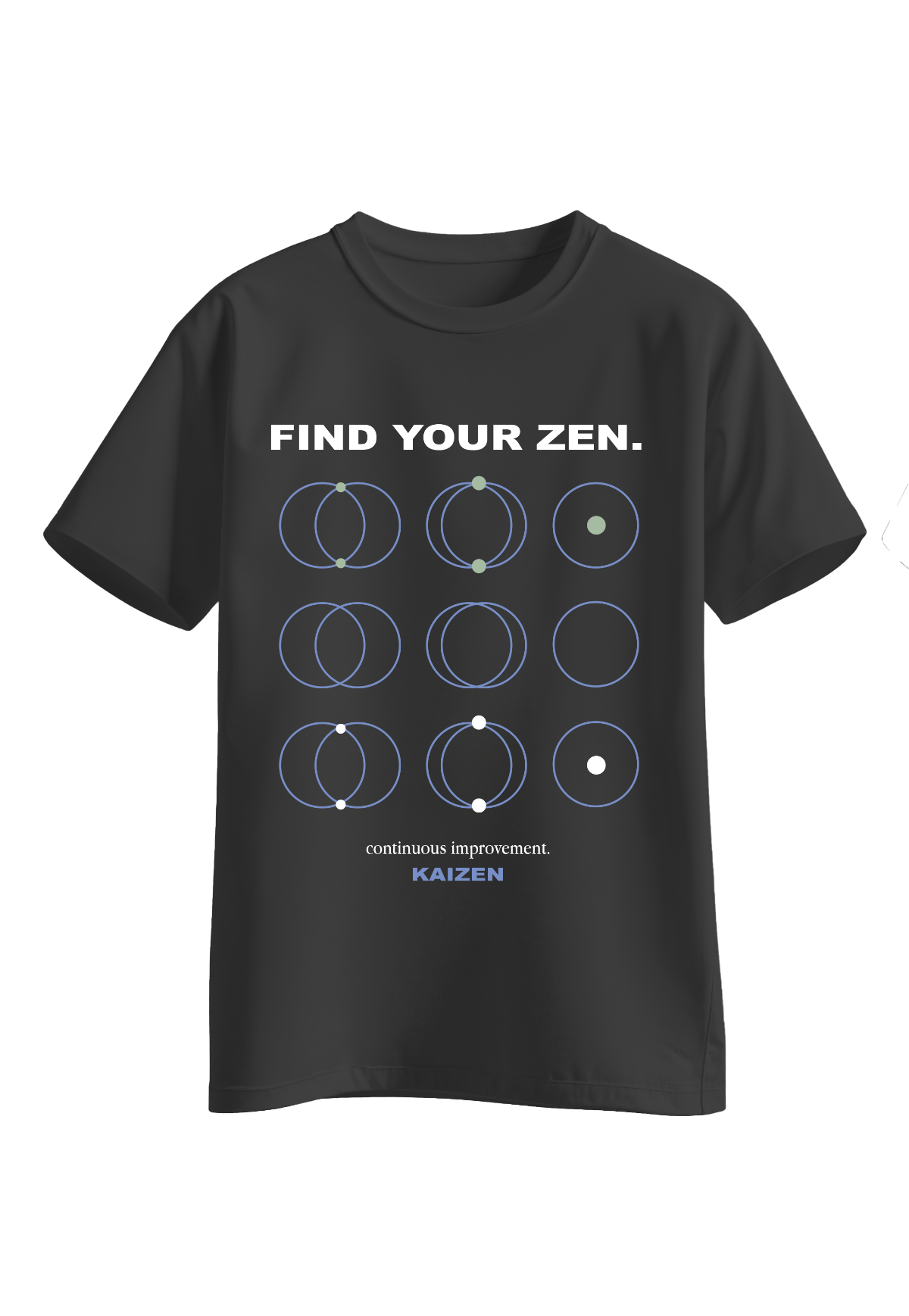 Samarreta FIND YOUR ZEN (Color negre)